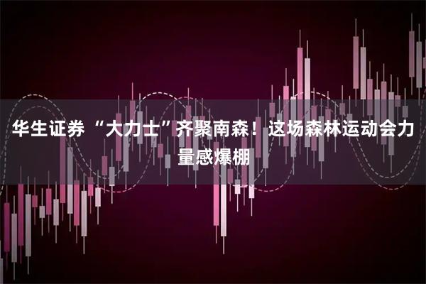 华生证券 “大力士”齐聚南森！这场森林运动会力量感爆棚